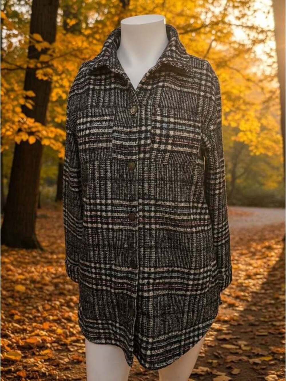 Bob Timberlake Wool Blend Plaid Shacket